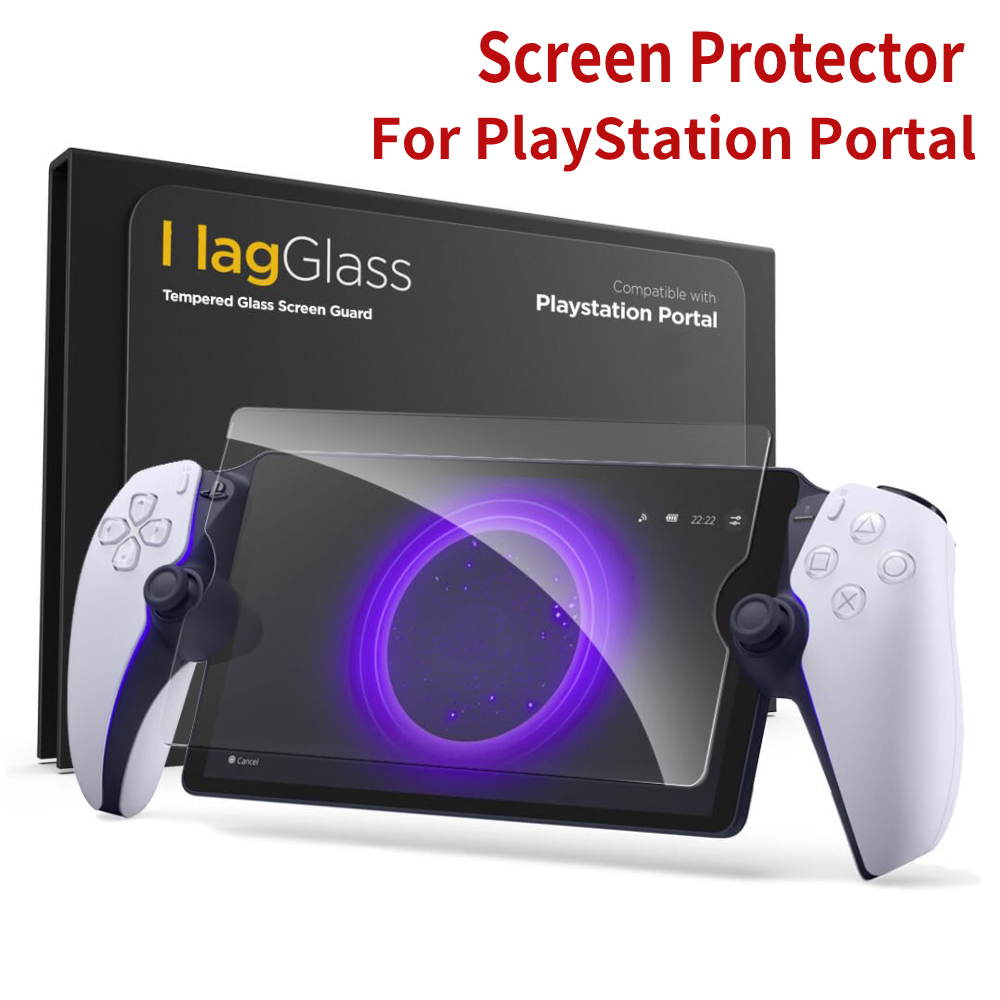 Gaming Console Latest - スクリーンプロテクター強化ガラスプレイステーションポータルリモートプレーヤーゲームコンソール HD クリアアンチスクラッチ PS ゲームアクセサリー