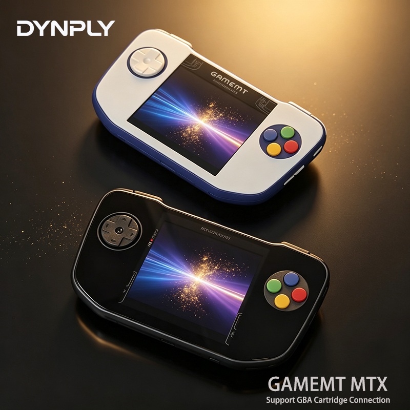 Gaming Console Under 5000 - GAMEMT MTX ハンドヘルドゲーム機。3.95インチIPS液晶、720×720解像度、3000mAhバッテリー内蔵。GBAカートリッジ接続に対応した携帯型ゲーム機。