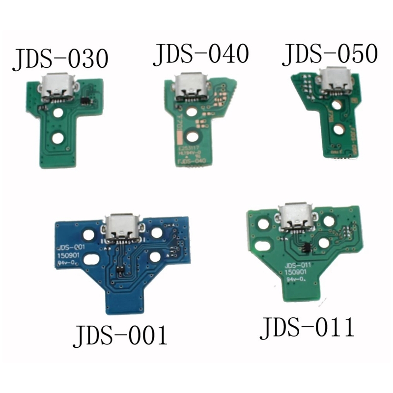 Gaming Console Tv - PS4,コントローラー,修理部品,アクセサリー用の交換用USB充電ポートJDS-001 JDS-011 JDS-030 JDS-040 JDS-050