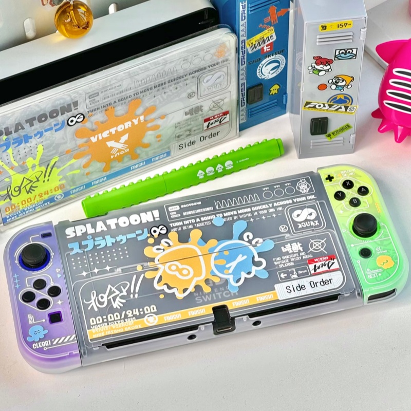 Gaming Console Tv - Splatoon 3 Switch 2 Gen スプリット薄型保護ケース