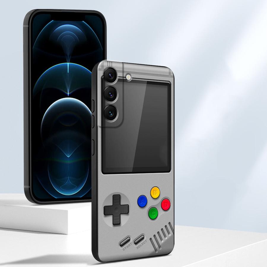 パープルゲーミングコンソール風スマホケース サムスン Gal - Gaming Console For Phone のレビューと価格